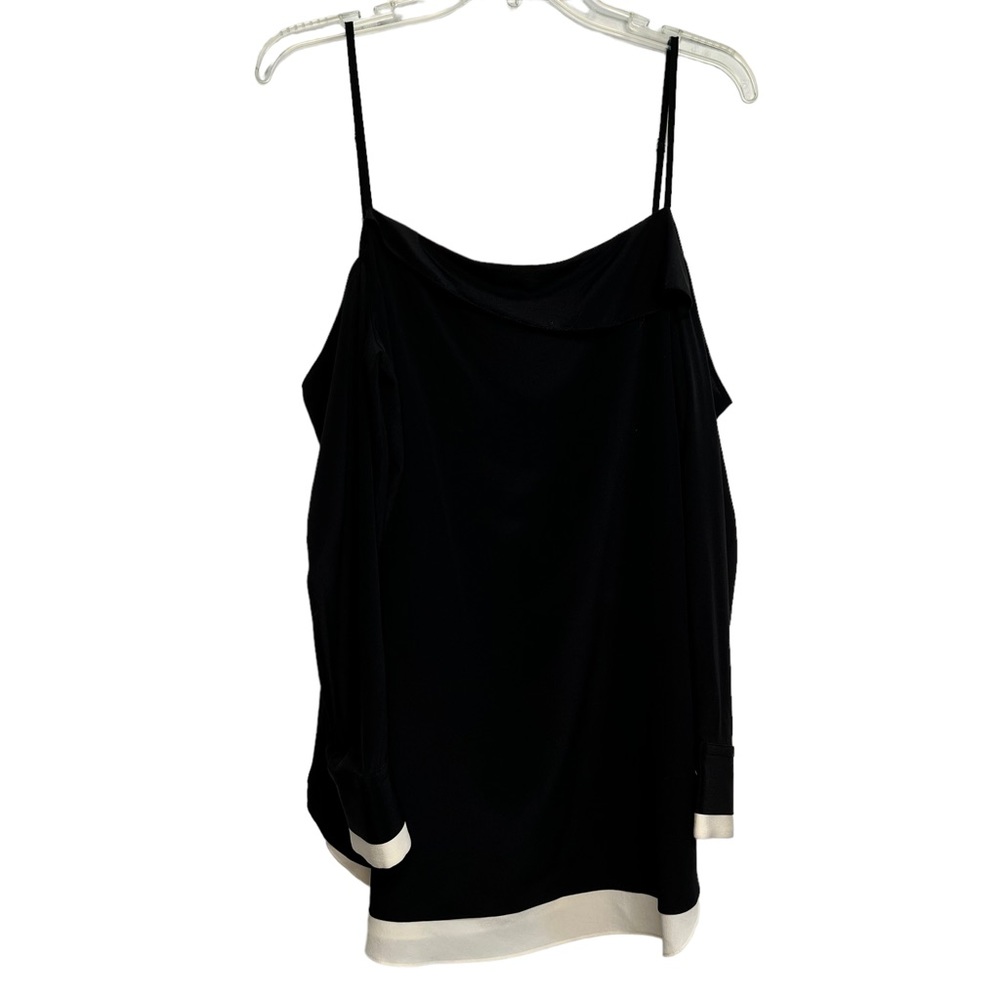 Rag & Bone Silk Karley Cold Shoulder Top L - Picture 12 of 13